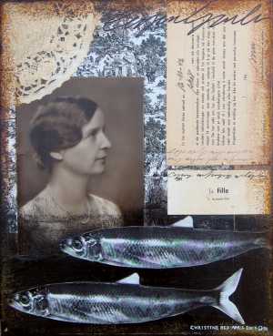 Lady with fish